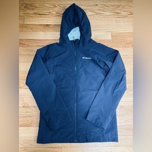 COLUMBIA Interchange Omni-Tech Shell - Girls L 14/16 - Slate Blue